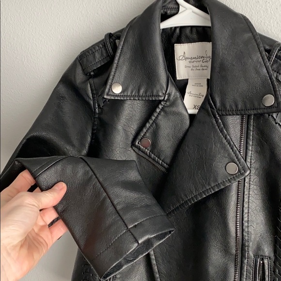 Black American Rag leather jacket - Picture 2 of 4